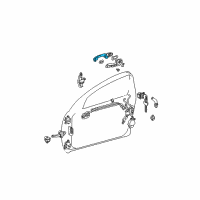 OEM 2005 Toyota RAV4 Handle, Outside Diagram - 69211-12220-A7