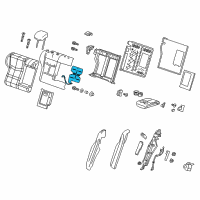 OEM 2014 Cadillac CTS Seat Back Heater Diagram - 22992481