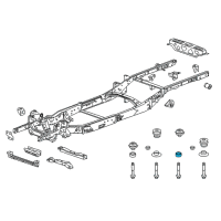 OEM 2016 GMC Canyon Cushion Diagram - 94772114