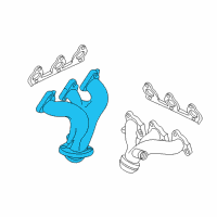 OEM Ford Freestar Exhaust Manifold Diagram - 4F2Z-9431-BA