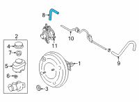 OEM 2022 Toyota GR86 Vacuum Hose Diagram - SU003-09859