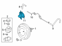 OEM 2022 Toyota GR86 Vacuum Pump Diagram - SU003-09505
