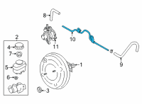 OEM Toyota Vacuum Tube Diagram - SU003-10347