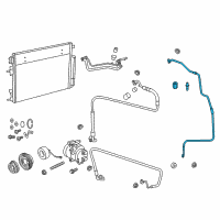 OEM 2013 Dodge Charger Line-A/C Liquid Diagram - 55111273AC