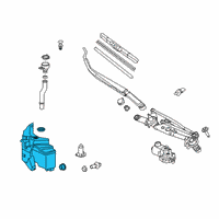 OEM 2021 Toyota Corolla Reservoir Assembly Diagram - 85315-02690