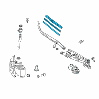 OEM 2022 Toyota Corolla Front Blade Diagram - 85222-12A90