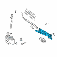 OEM Toyota Corolla Linkage Assembly Diagram - 85150-02420