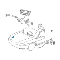 OEM 2001 Chevrolet Impala Front Sensor Diagram - 10305723