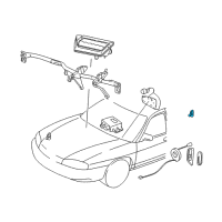 OEM Chevrolet Impala Sensor Asm, Inflator Restraint Side Imp Diagram - 9388480