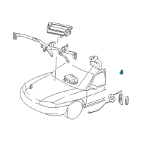 OEM 2001 Chevrolet Impala Sensor Asm-Inflator Restraint Side Imp Diagram - 10305725