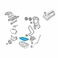 OEM 2004 Dodge Caravan Gasket-Oil Pan Diagram - 4621579