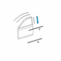 OEM 2010 Toyota Avalon Applique Diagram - 75756-AC010