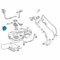 OEM 2020 Cadillac XT5 Fuel Pump Power Control Module Assembly Diagram - 13522663