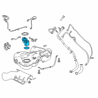 OEM Buick Regal TourX Fuel Pump Diagram - 23408844