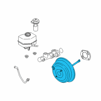 OEM 2010 BMW X6 Power Brake Booster Diagram - 34-33-6-791-410