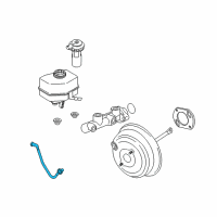 OEM 2010 BMW X6 Vacuum Pipe Diagram - 11-66-7-560-244