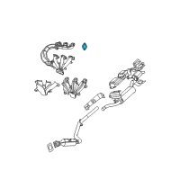 OEM 2010 Dodge Grand Caravan Gasket-Crossover Pipe Diagram - 4448149AB