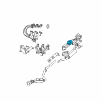 OEM 2017 Dodge Grand Caravan Shield-Exhaust Diagram - 5109597AC