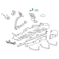 OEM 2009 Chevrolet Traverse Fuel Gauge Sending Unit Diagram - 84084766