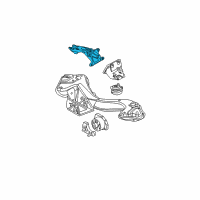 OEM 2005 BMW X5 Right Passenger Side Engine Mount Bracket Diagram - 22-11-1-097-000