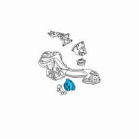 OEM 2005 BMW X5 Contitech Transmission Mount Diagram - 22-31-6-754-088