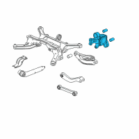 OEM 2009 Chevrolet Equinox Knuckle Diagram - 23337210