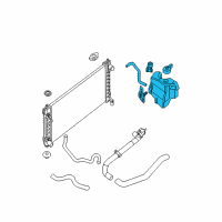 OEM 2012 Nissan Maxima Tank Assy-Reserve Diagram - 21710-ZN50A