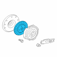 OEM 2010 Ford F-350 Super Duty Clutch Diagram - 7C3Z-7550-A