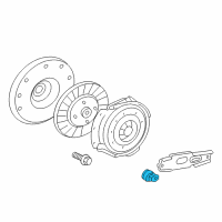 OEM Ford F-350 Super Duty Hub & Bearing Diagram - 3C3Z-7548-AA