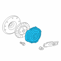 OEM 2006 Ford F-250 Super Duty Pressure Plate Diagram - 5C3Z-7563-AA