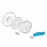 OEM 2008 Ford F-350 Super Duty Release Fork Diagram - 3C3Z-7515-AB