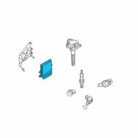 OEM 2007 Infiniti G35 Engine Control Module Diagram - 23710-JK61E