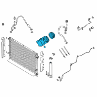 OEM 2015 Ford Mustang Compressor Diagram - FR3Z-19703-L