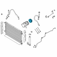 OEM 2016 Ford Mustang Clutch Diagram - FR3Z-19V649-C