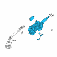 OEM 2020 Buick Enclave Steering Column Diagram - 84625115