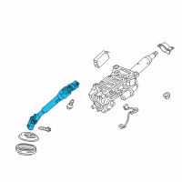 OEM 2019 Buick Enclave Intermediate Shaft Diagram - 84378231