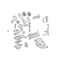 OEM Lexus GS430 Gasket, Oil Filter Bracket Diagram - 15692-50020