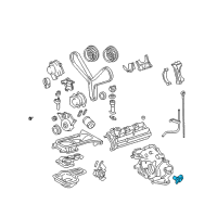 OEM Lexus GS430 Sensor, Crank Position Diagram - 90919-A5001