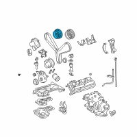 OEM 2007 Toyota Sequoia Camshaft Gear Diagram - 13051-0F010