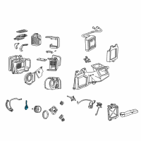 OEM 1998 Ford E-250 Econoline Motor Diagram - 6C3Z-18A318-AA