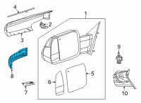 OEM 2020 Ram 2500 Turn Signal Diagram - 68460763AA