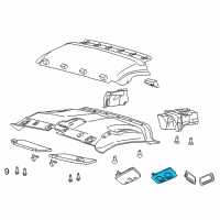 OEM Ram ProMaster 3500 Lamp-Dome Diagram - 5YC36LA6AA