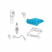 OEM 2008 Mercury Mariner ECM Diagram - 8U7Z-12A650-VARM