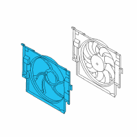 OEM 2015 BMW 528i Fan Shroud Diagram - 17-41-7-618-788