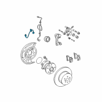 OEM 2003 Toyota Camry Brake Hose Diagram - 90080-94123