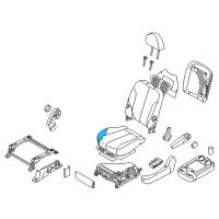 OEM 2014 Kia Sedona Pad Assembly-Front Seat Cushion Diagram - 881504D021