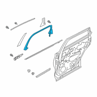 OEM 2019 Infiniti QX50 Cover-Sash Inner, RH Diagram - 822D4-5NA5A