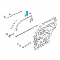 OEM 2019 Infiniti QX50 Cover-Rear Door Corner, Outer RH Diagram - 82290-5NA0A