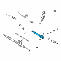 OEM Lexus RX300 Housing Assy, Power Steering Rack Diagram - 44240-48020