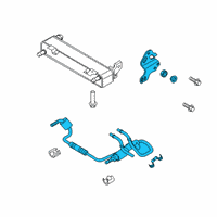 OEM 2021 Ford Explorer Cooler Pipe Diagram - L1MZ-7R081-E